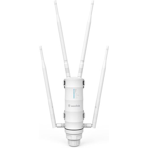 Ac1200 Point D'Accès Sans Fil Extérieur Avec Couverture Longue Portée Répéteur Wifi Double Bande 2.4 + 5G Avec Poe, Port Ethernet Gigabit[X484]