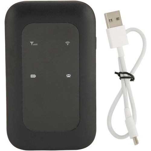 Routeur Wifi Mobile 4G, Wifi De Voyage Portable Avec Batterie 2100 Mah, Point D'Accès Mifi Mobile Pour Les Utilisateurs De Voitures, Prend En 10 Connexions D'Appareils[X349]