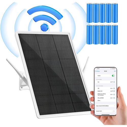 Secueye Routeur Solaire 4G Lte 2,4 Ghz Wifi Hotspot Point D'Accès Sans Fil Vsim Et Emplacement Pour Carte Sim Batterie 26 000 Mah Intégrée Ip66 Étanche Extérieure Pour Caméra De Sécurité[X370]