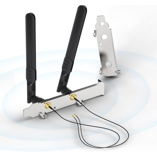 Bingfu Antenne Wifi Bi-Bande 2,4 Ghz 5,8 Ghz 8dbi Rp-Sma Mâle + Câble 25cm De Mhf4 Ipx Ipex U.Fl Femelle + Cache-Slots Pci Pour Carte Réseau Sans Fil Intel M.2 Ngff Routeur Wifi Laptop Pc[X582]-Ici Et Maintenant