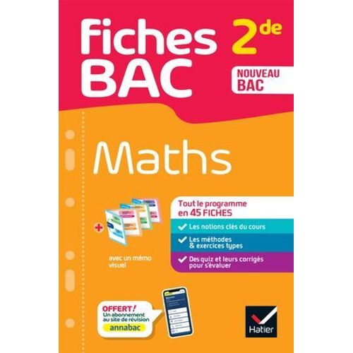 Fiches Bac - Maths 2de