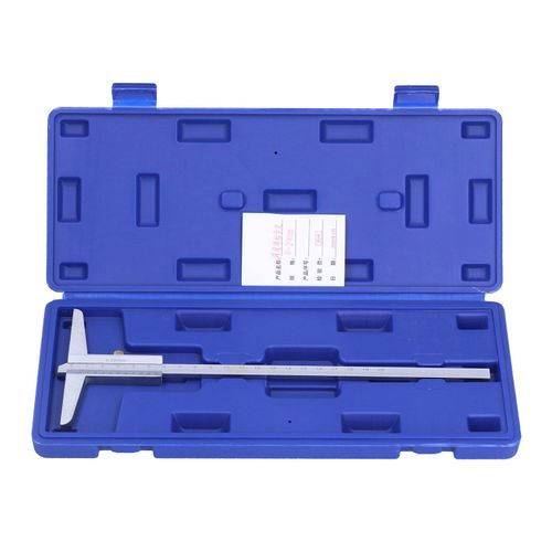 Pied à coulisse de profondeur, jauge métallique 0,02 mm, micromètre de haute précision, outil de mesure 0-200 mm