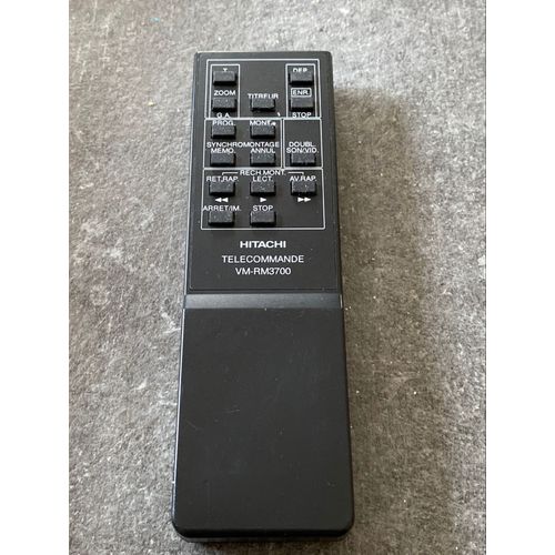 Telecommande d origine HITACHI VM-RM3700
