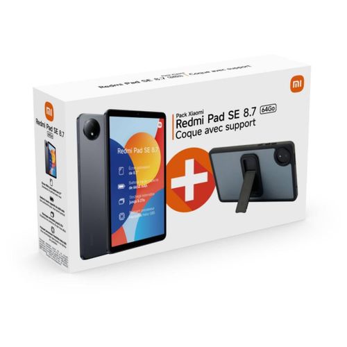 Tablette Android XIAOMI Pack Redmi Pad SE 64Go + Coque