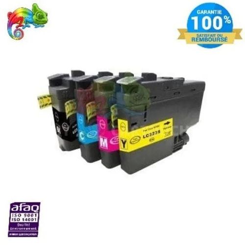Cartouche d'encre - Brother - LC-3235 - Pack de 4 - Rendement élevé - Certifié ISO 24711