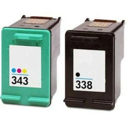 338 343 XL Cartouches d'encre Remanufacturées pour HP 338XL pour HP Photosmart B8330 B8350 2605 2610 2710 Deskjet 460 5740 6520
