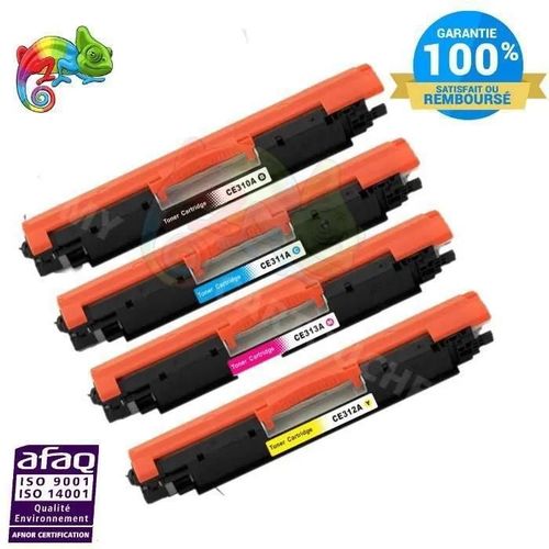 126A CE310A 130A CF350A Cartouches de Toner Compatibles pour HP Laserjet Pro 100 Color MFP M175 M175A M175nw M176 M176FN M177 M177FW