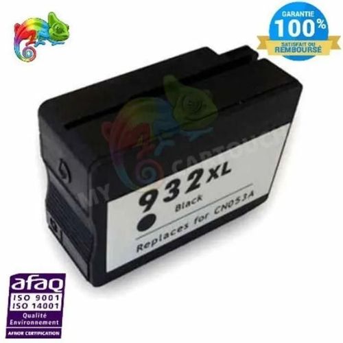 HP - 932XL - Remplacement Cartouche d'encre de compatible pour HP 932 933 XL pour Officejet 6100 6600 6700 7110 7510 7610 7612
