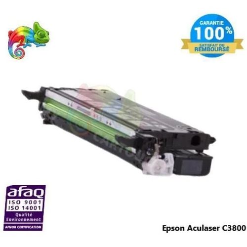 Toner Cartridge pour Epson Aculaser C3800 DN DTN N remplace Epson Noir Cartouche