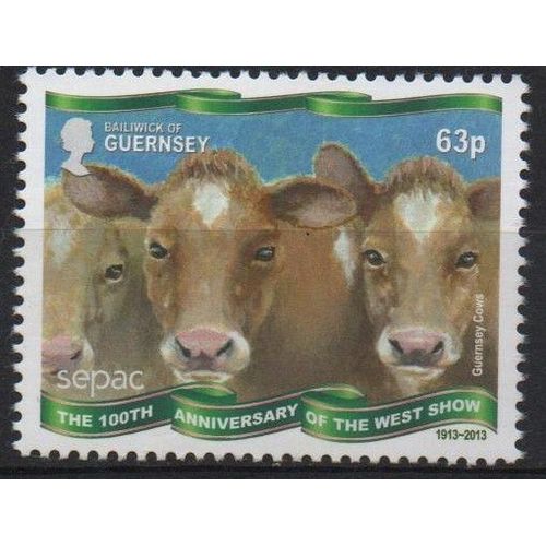 Guernesey Timbre Vache De Guernesey 2013