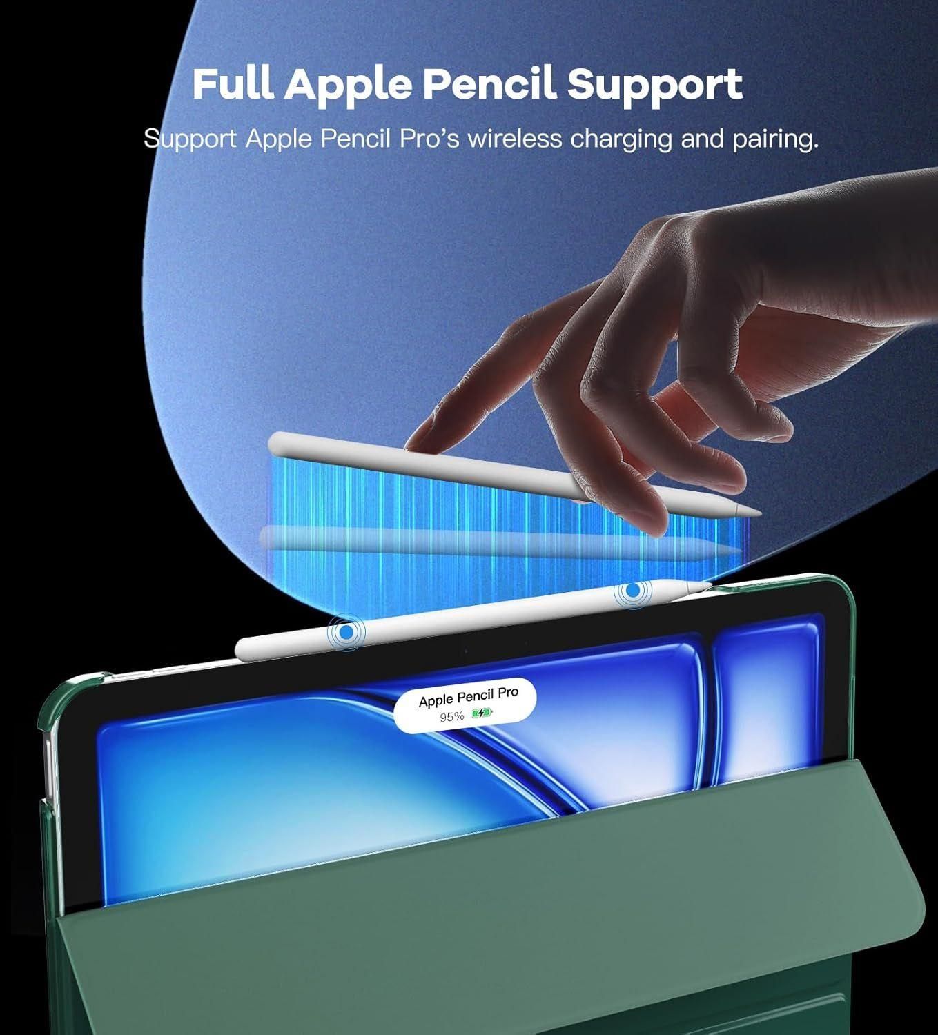 Coque Pour Ipad Air 13 Pouces M2 2024, tui Fine Avec Support Pour Ipad Air... - 8