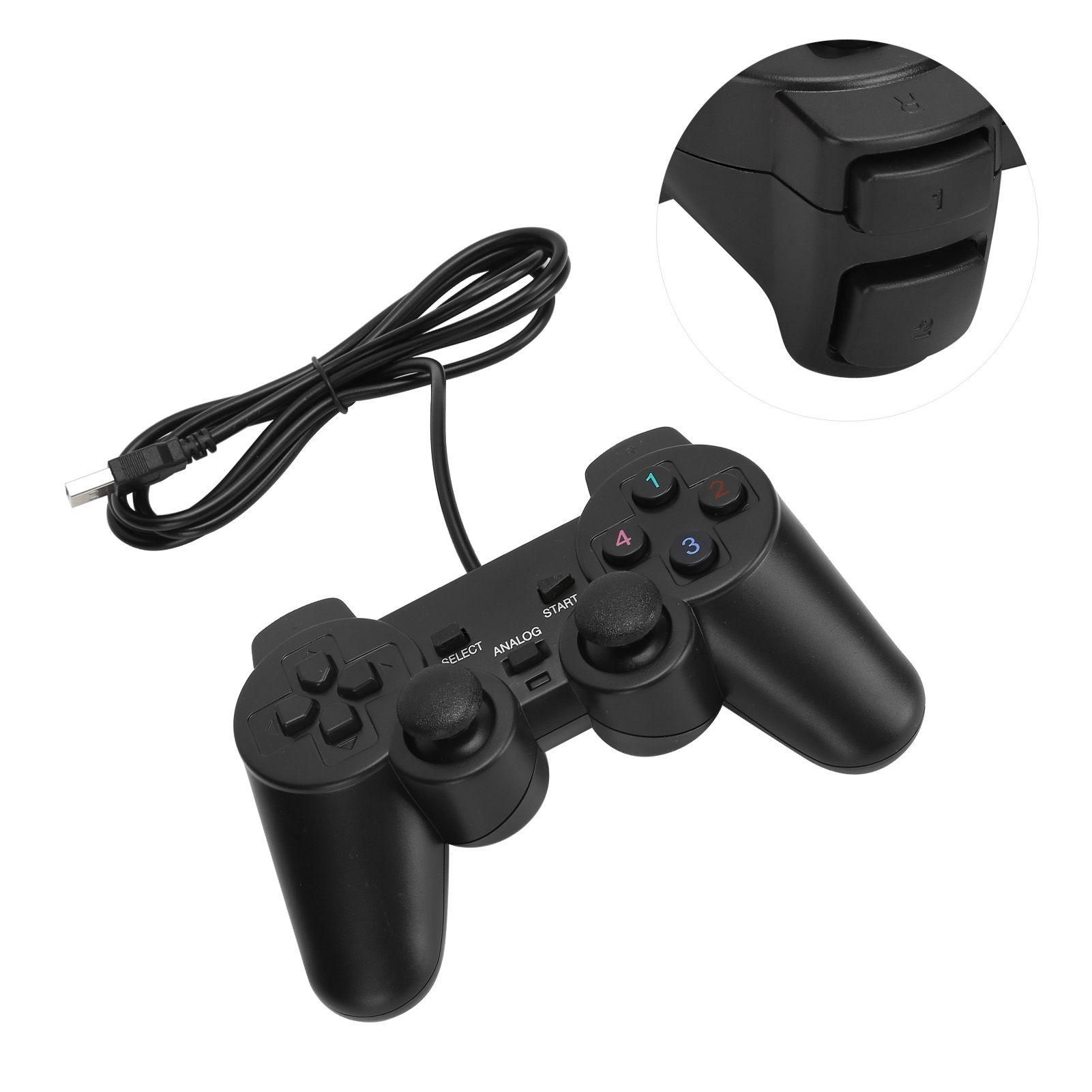 Contr&ocircLeur De Jeu Filaire Poign&eacuteE De Jeu R&eacuteTro Manette De ...