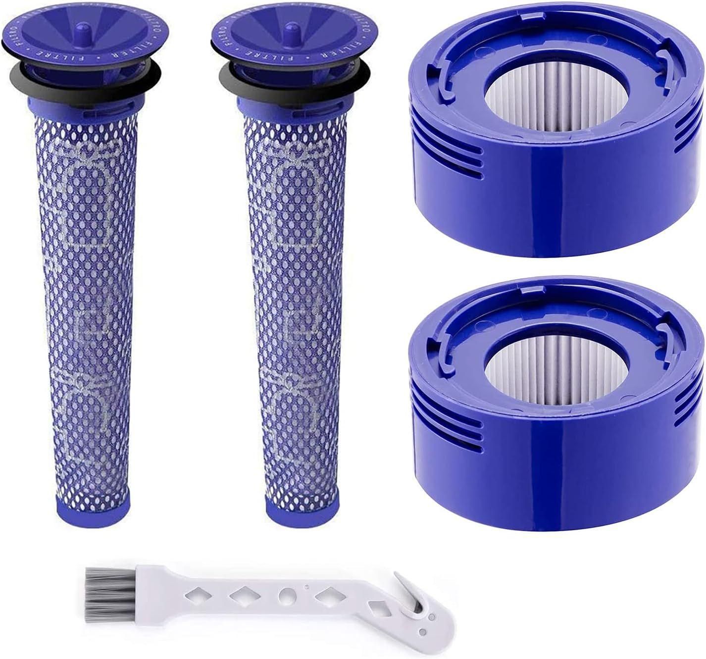 Filtre Remplacement Dyson V8 V7 2 Pr-Filtres V6 V7 V8 2 Post-Filtres V7 V8...
