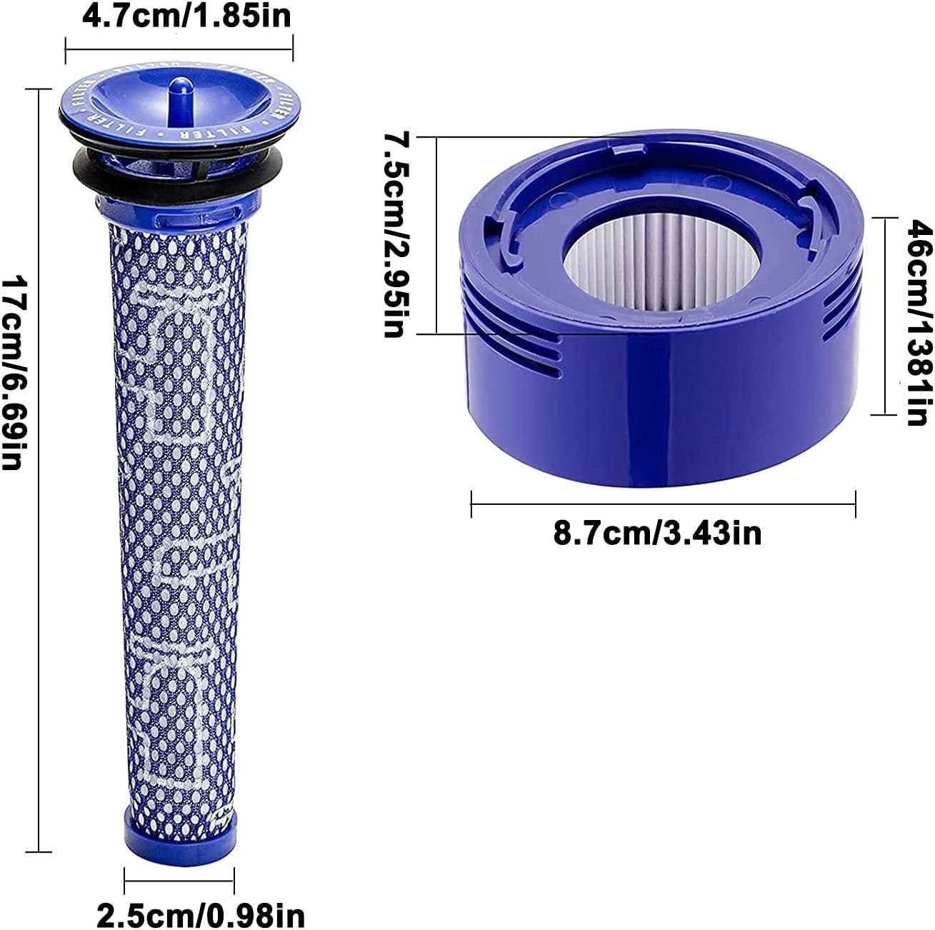 Filtre Remplacement Dyson V8 V7 2 Pr-Filtres V6 V7 V8 2 Post-Filtres V7 V8... - 5