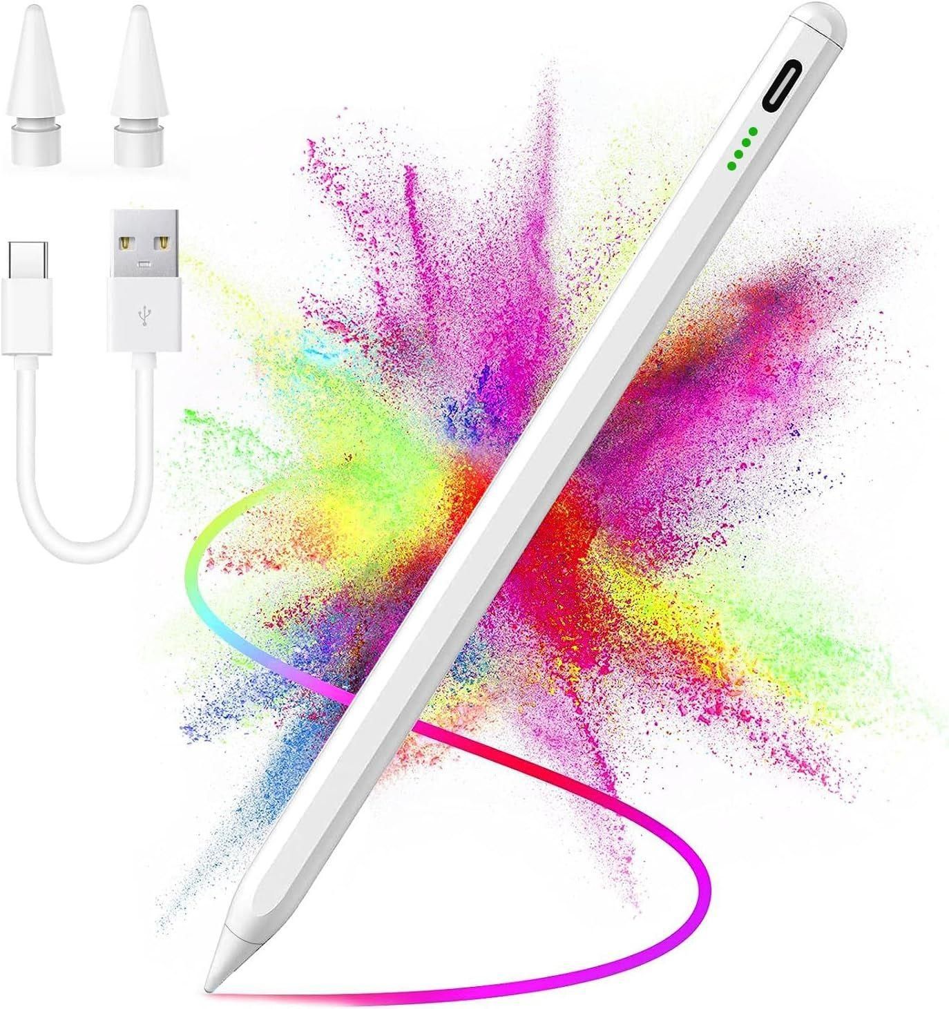 Stylet Ipad, Pencil Ipad, Stylo Pour Ipad (2018-2024) Stylet Avec Fonction ...