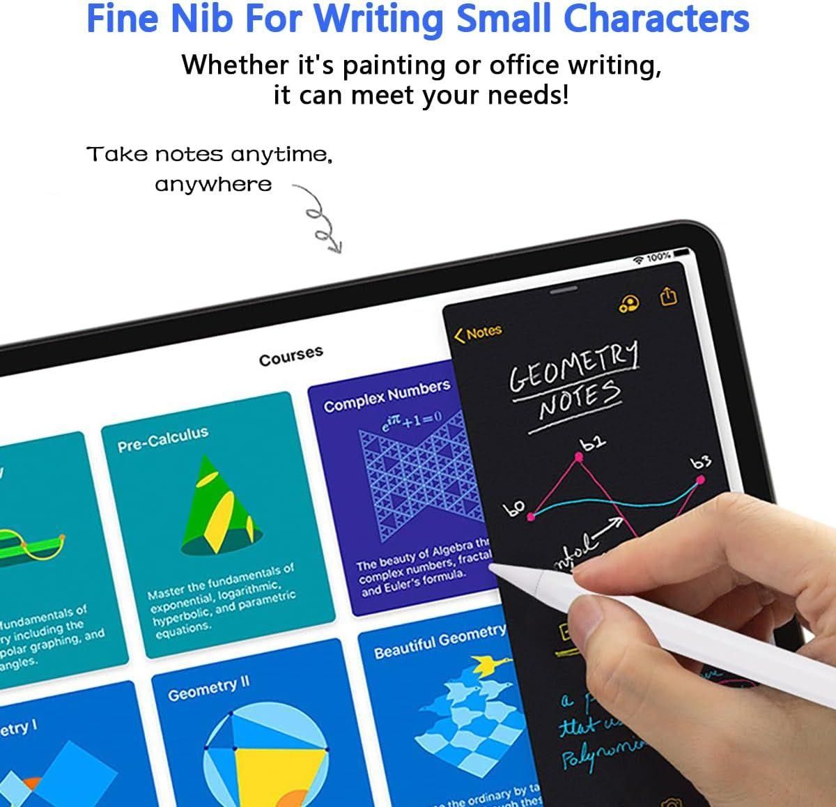 Stylet Ipad, Pencil Ipad, Stylo Pour Ipad (2018-2024) Stylet Avec Fonction ... - 2