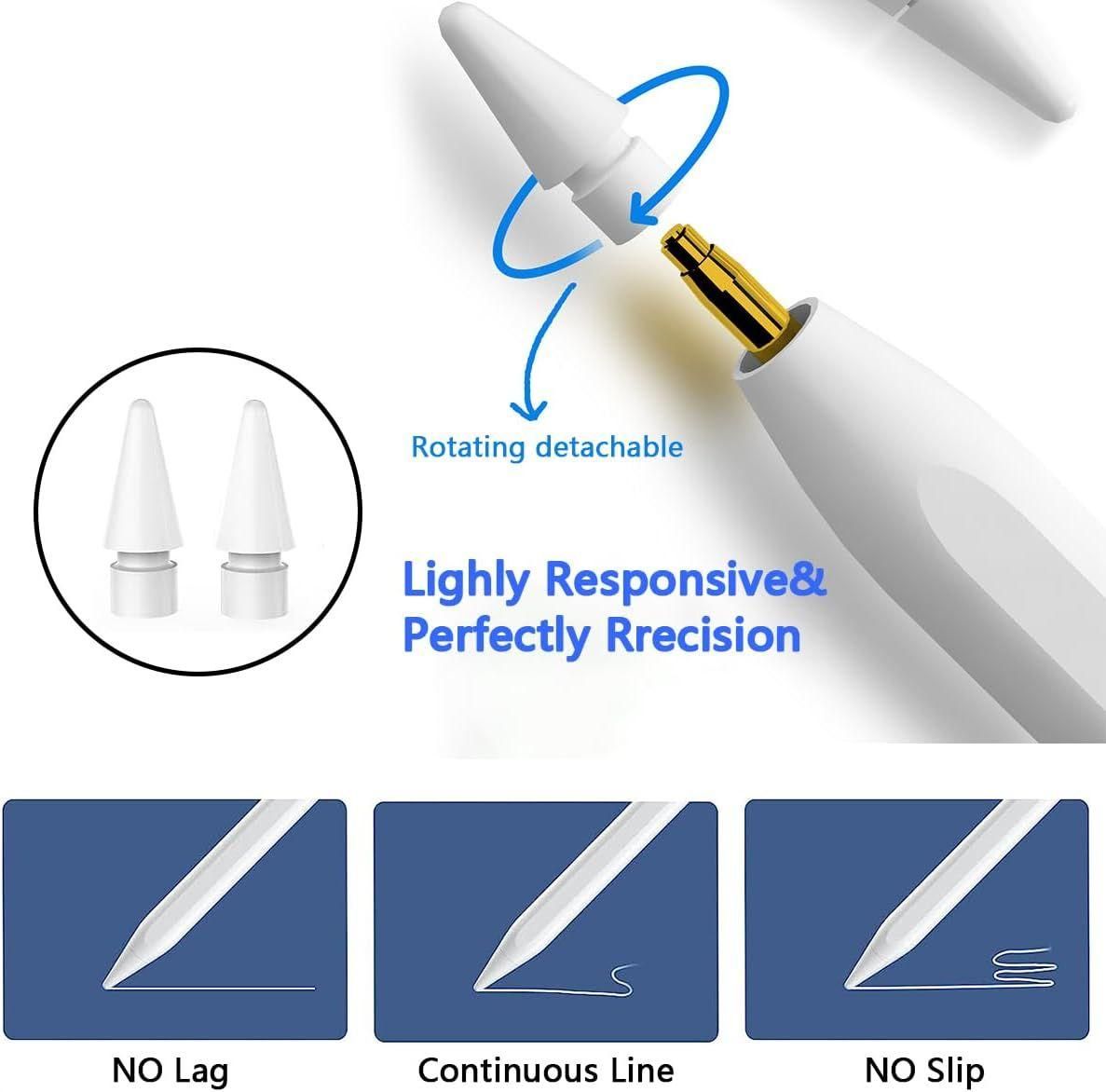 Stylet Ipad, Pencil Ipad, Stylo Pour Ipad (2018-2024) Stylet Avec Fonction ... - 6