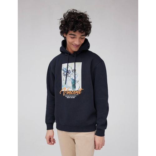 Sweat Shirt Pull À Capuche Bleu Marine Peinture Artiste Van Gogh Hoodies Mixte Unisexe Homme Femme Taille 38/40