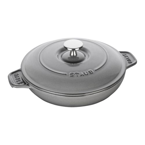 STAUB Cocotte en fonte avec couvercle 20 cm Gris Graphite