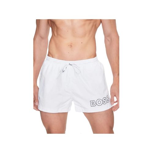 Maillot De Bain Boss Print B Homme Blanc