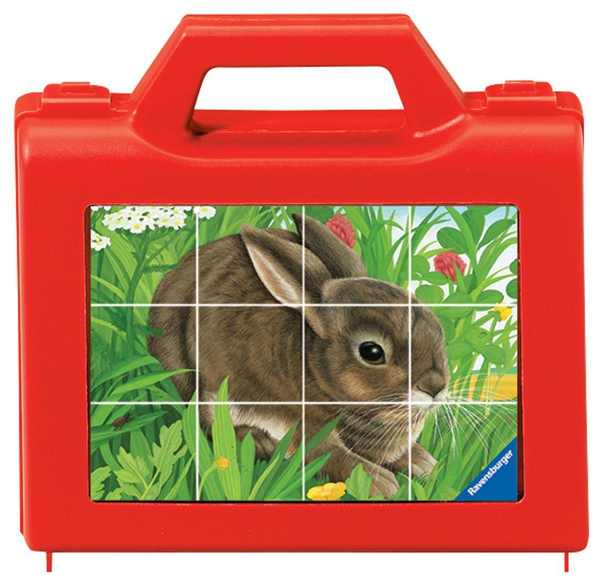 Puzzle Puzzle 12 Cubes - Animaux