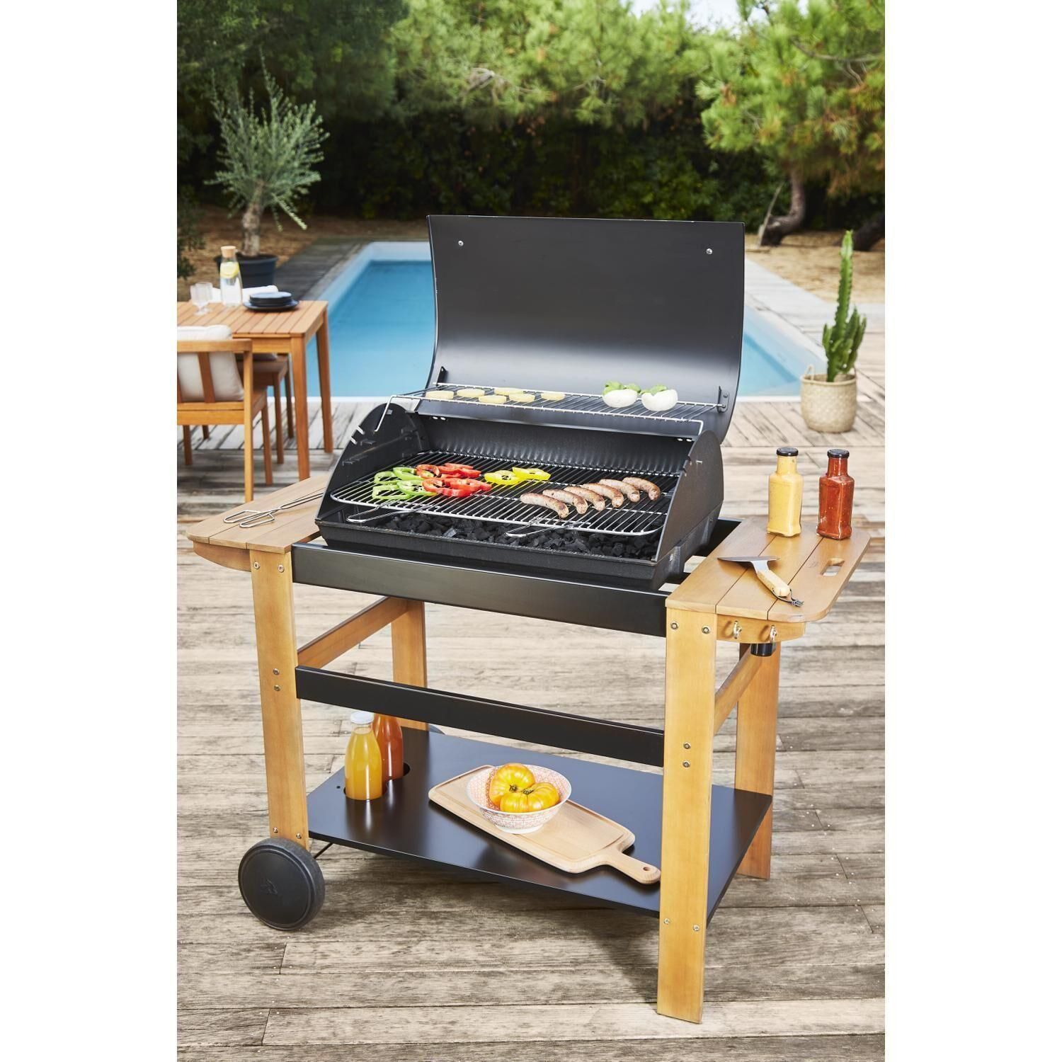 Barbecue charbon Hyba C80 HYBA - 6