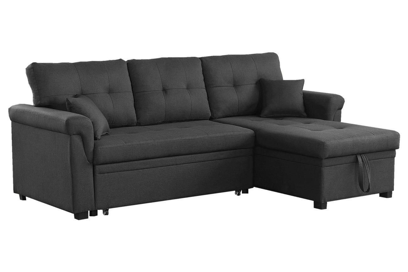 Toronto - Canap� D'angle Convertible Gris Clair - 7
