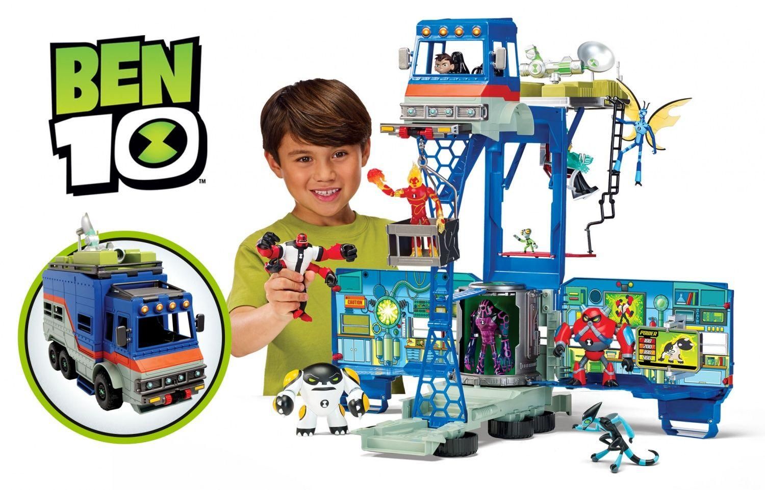 Ben 10 Serie Tv Ben10 - Van Transformable Aire De Jeu (3 En 1)
