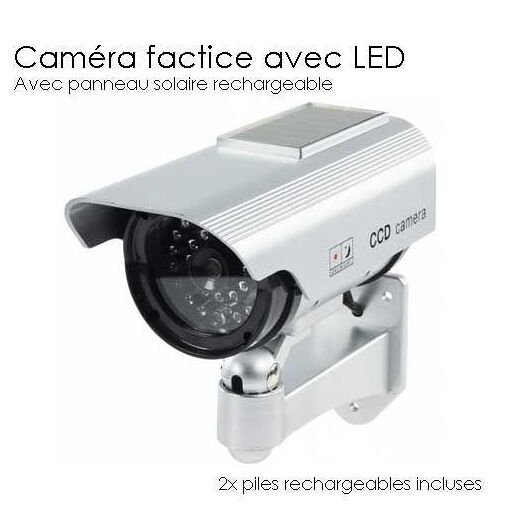 Camera factice d'exterieur solaire - 2