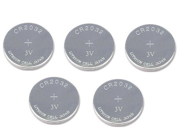 Piles lithium bouton CR 2032 pack de 5