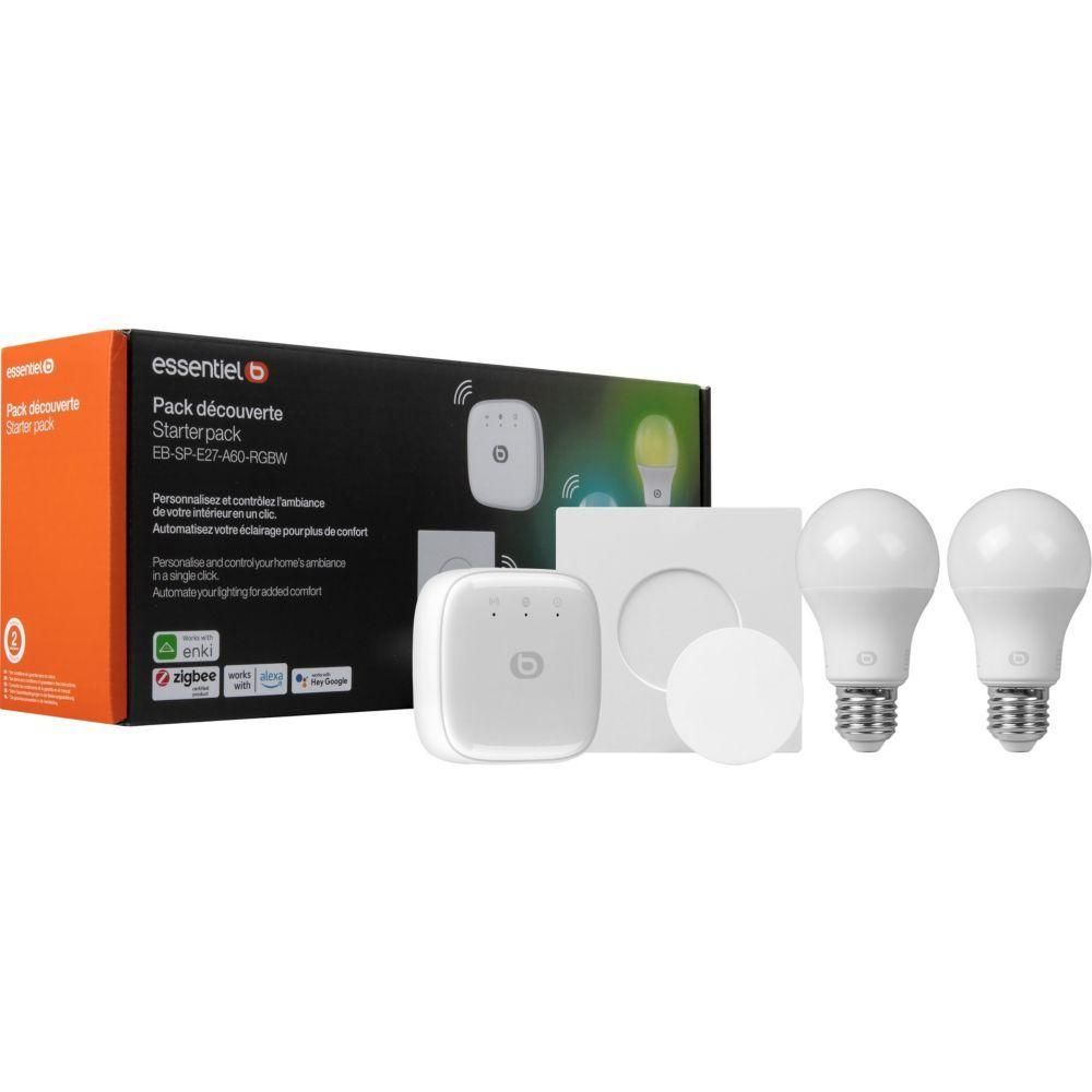 Pack Essentielb Decouverte Blancs & Couleurs E27 X2