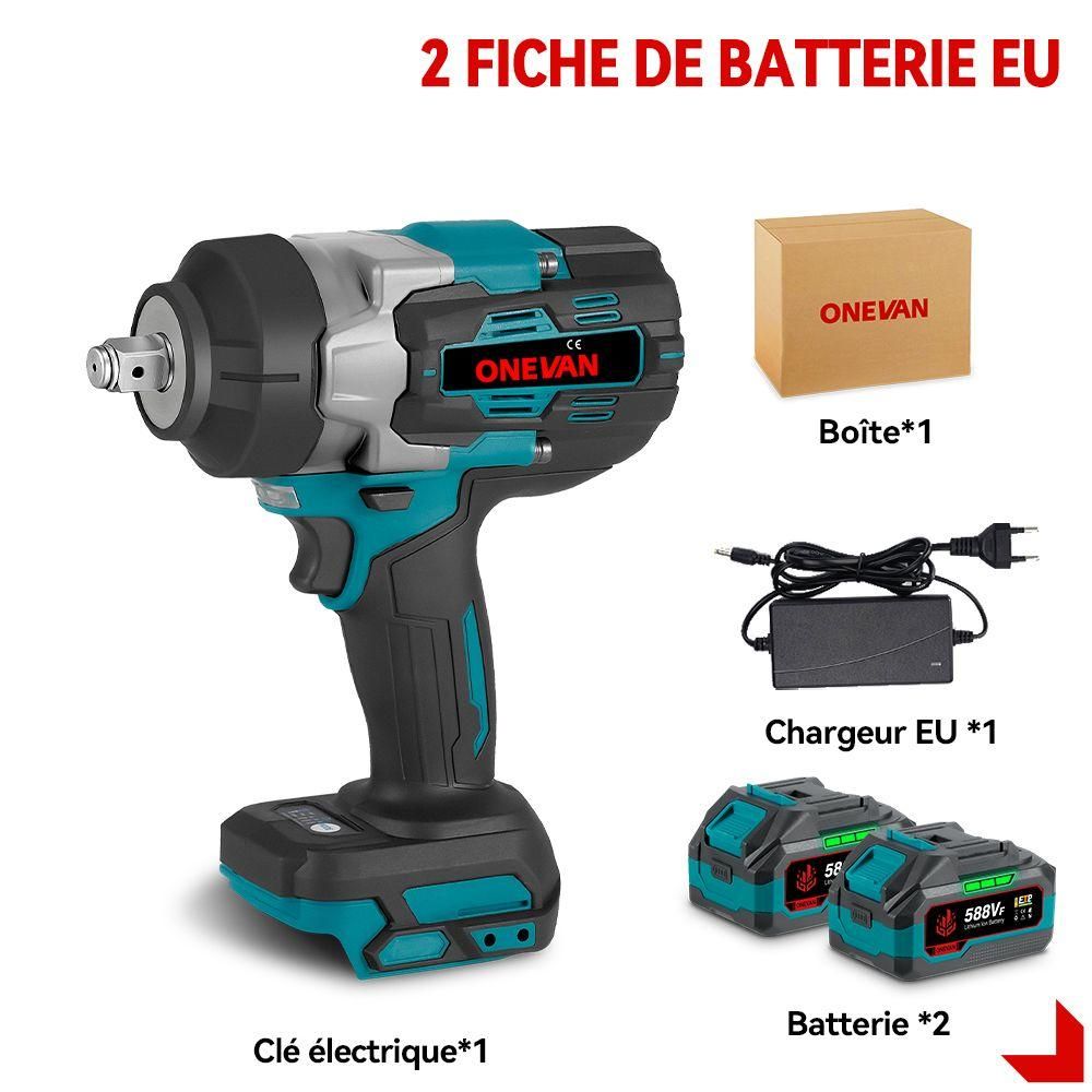 Boulonneuse  chocs 2100Nm ,1/2 Brushless Cl  chocs sans fil Applicable a... - 2