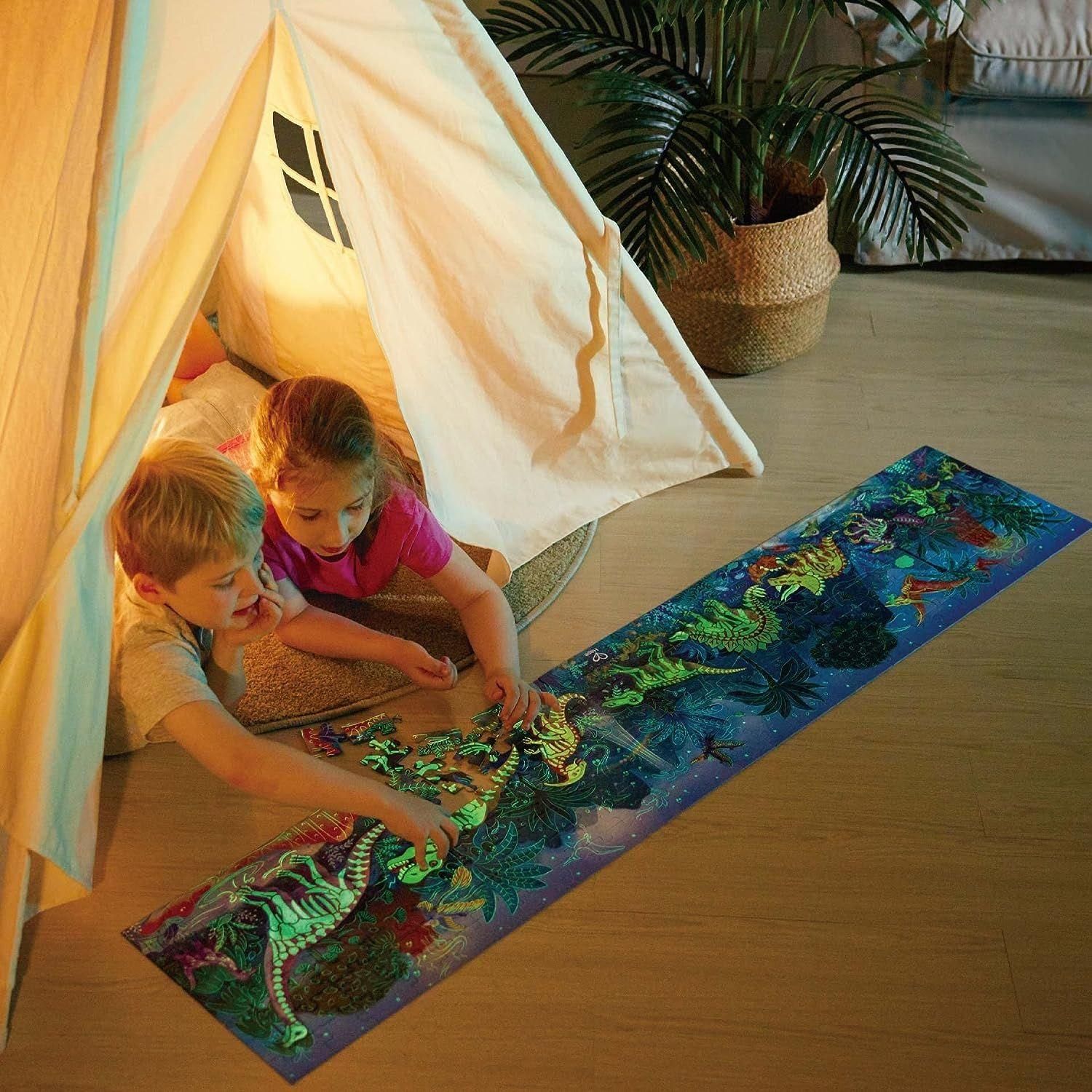 Puzzle Dinosaures Phosphorescent Xxl - 6
