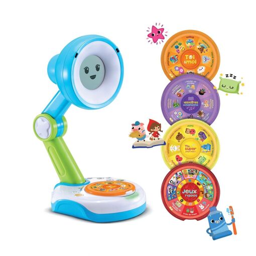 Vtech Funny Sunny Bleu - Lampe R�veil Bo�te � Histoire - Mon Compagnon Inte... - 4