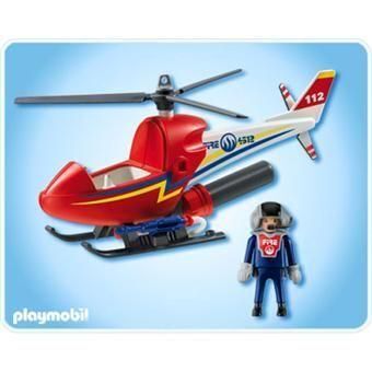 Playmobil 4824 - H�licopt�re De Pompier - 2