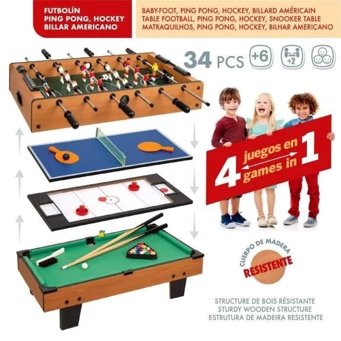 Table multi-jeux CB Games - 2