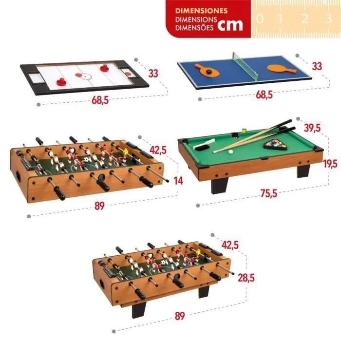 Table multi-jeux CB Games - 4