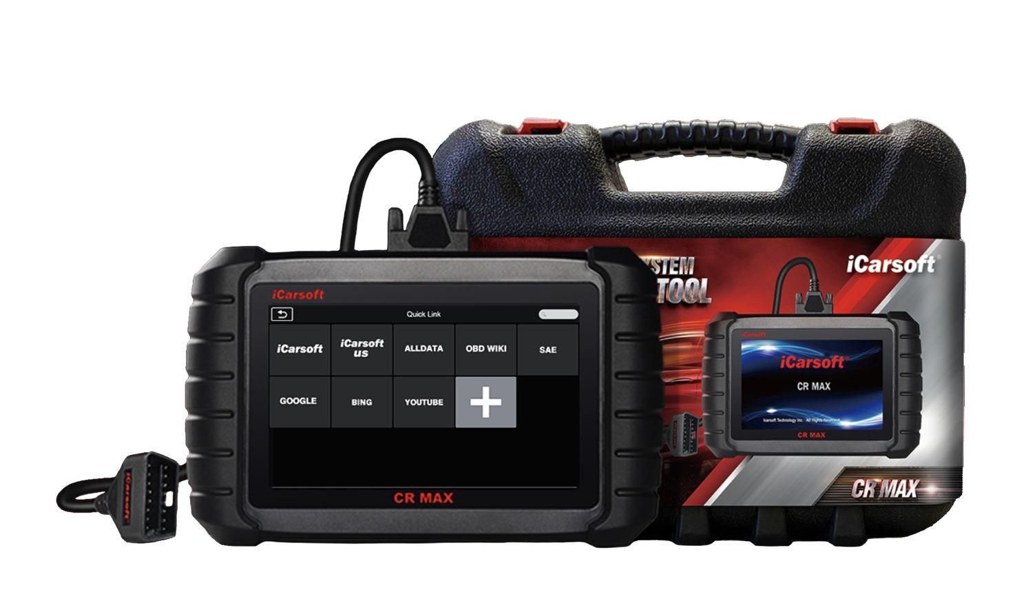 Icarsoft Cr Max - Valise Diagnostic Auto Pro Multi-Marques - Lecture/Efface...