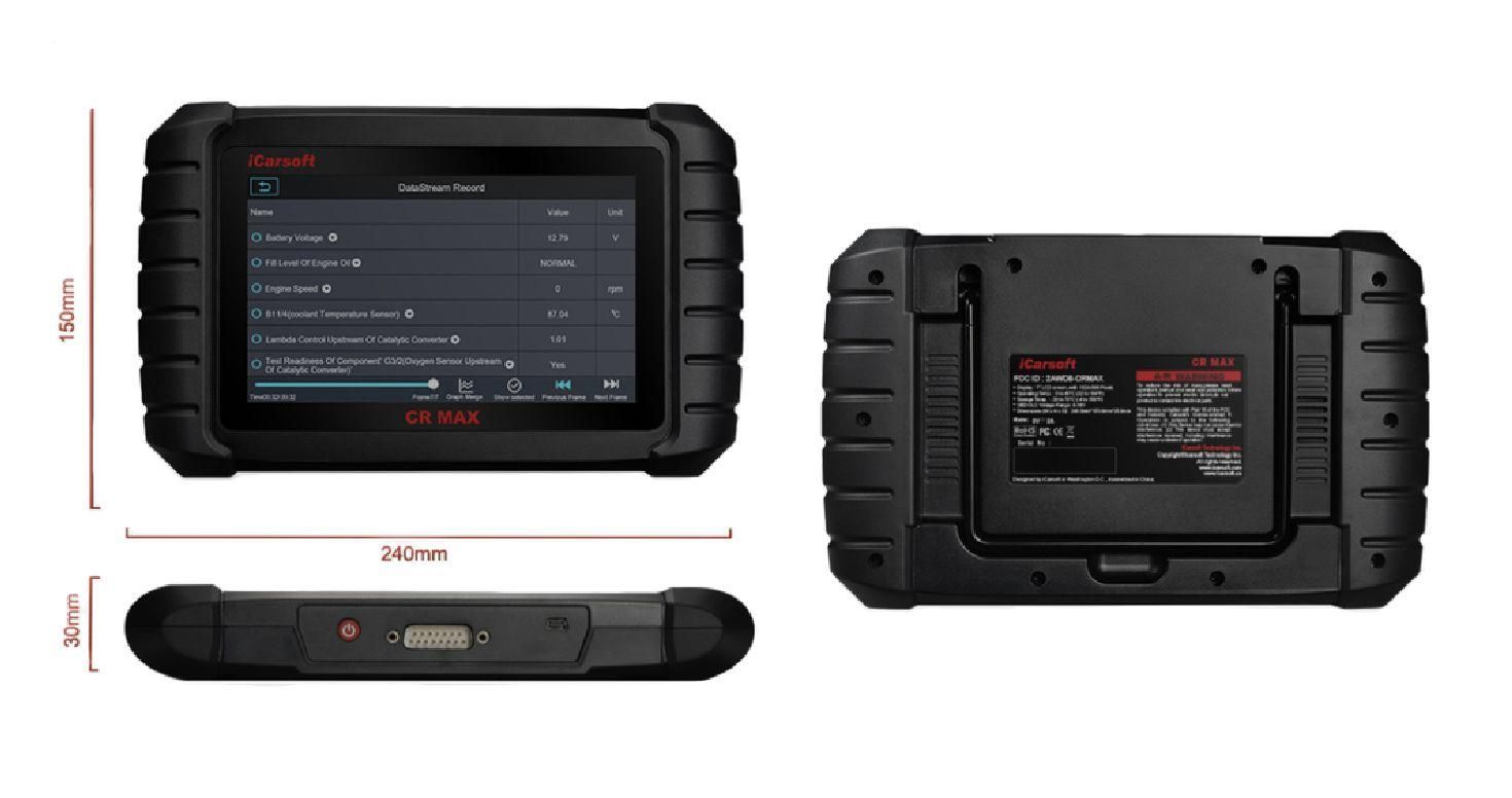 Icarsoft Cr Max - Valise Diagnostic Auto Pro Multi-Marques - Lecture/Efface... - 5