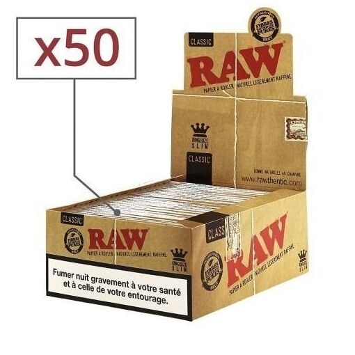 Papier � Rouler Raw Slim X50 - 2