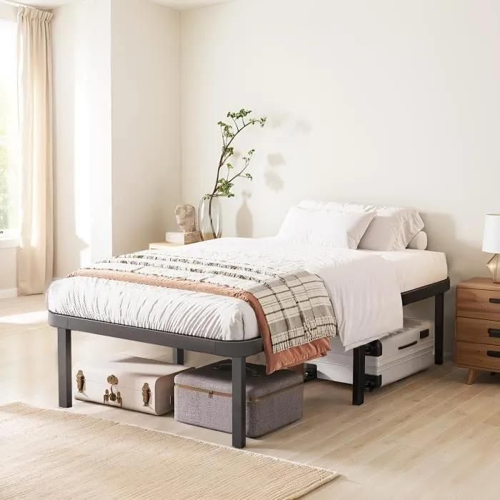 Ensemble Matelas Et Sommier 90x190cm - Frixovel Lit 90x190 Avec Sommier Et ... - 3