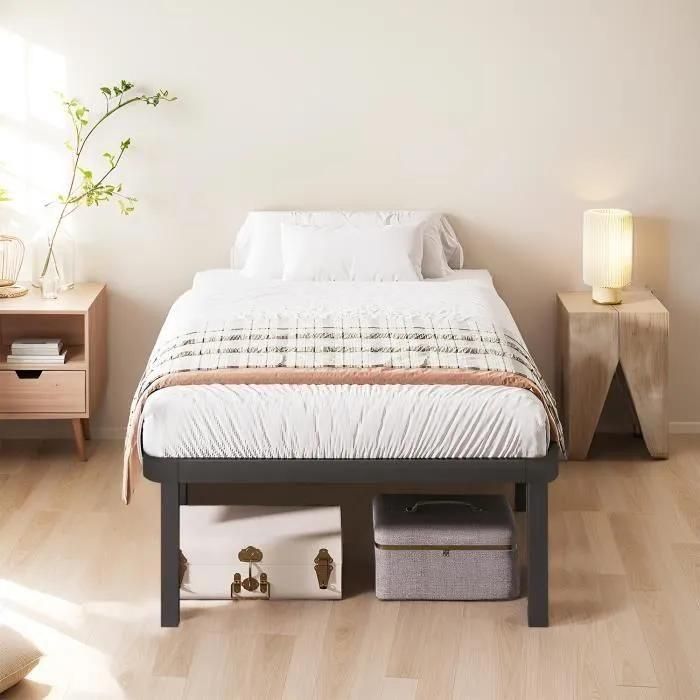Ensemble Matelas Et Sommier 90x190cm - Frixovel Lit 90x190 Avec Sommier Et ... - 4