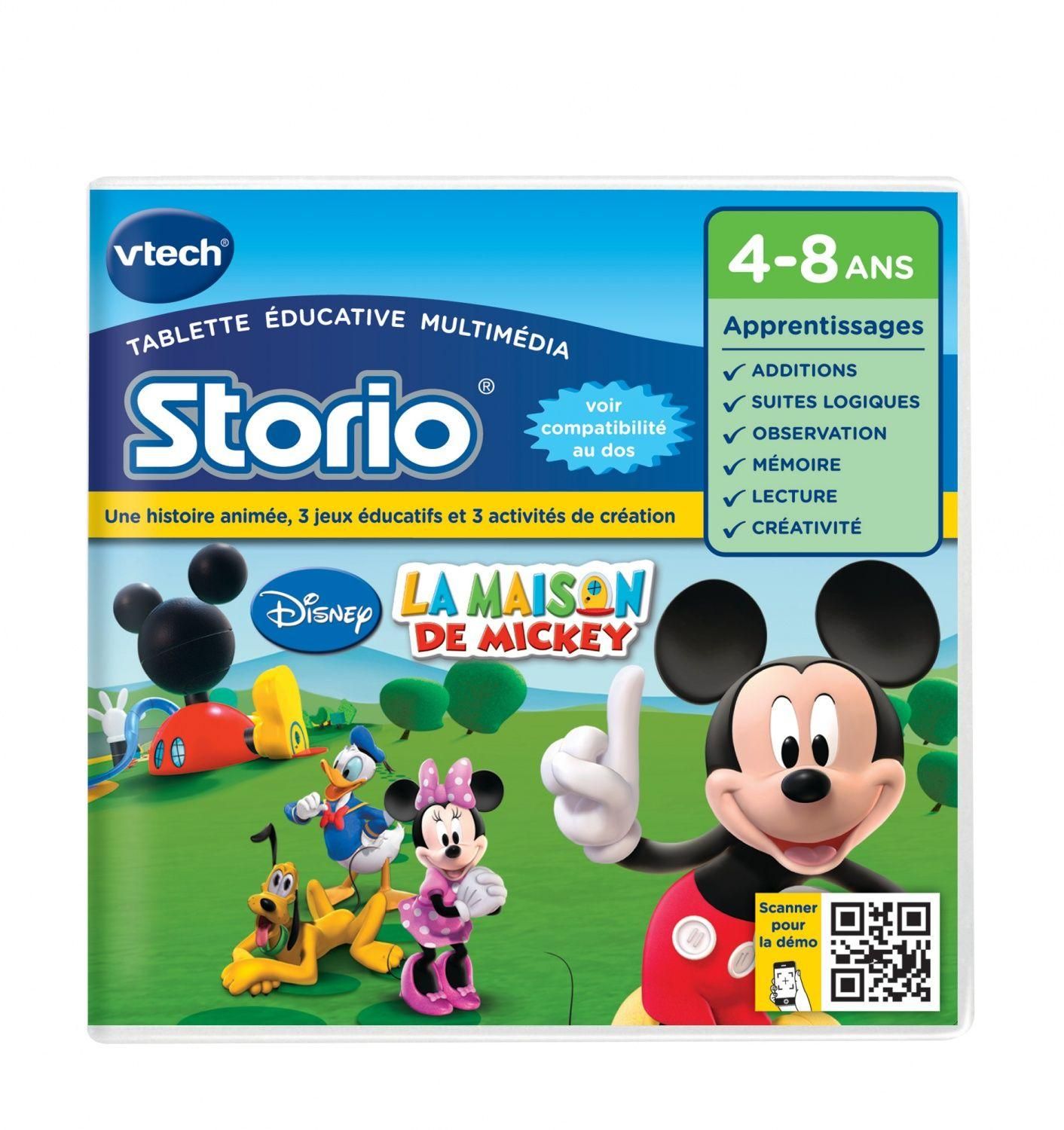 Vtech Jeu Storio - La Maison De Mickey - 2
