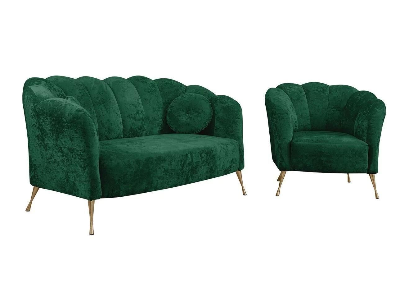 Ensemble De Canaps Providence 152, Fonction De Couchage, Vert