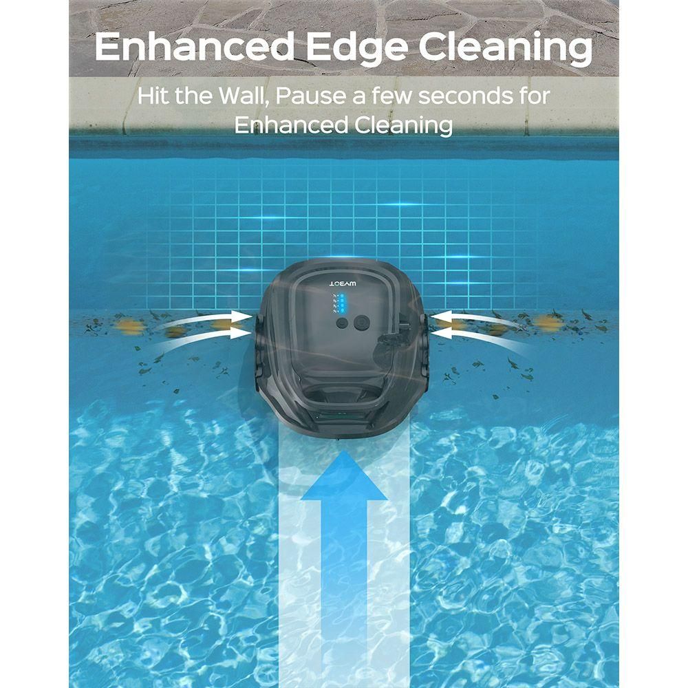WYBOT A1 Aspirateur robot de piscine sans fil, double filtre, autonomie de ... - 3