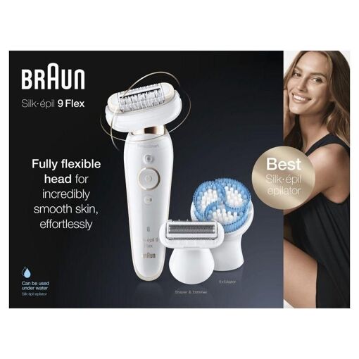 Epilateur �lectrique Braun Silk Epil 9 Flex 9010 3d Blanc
