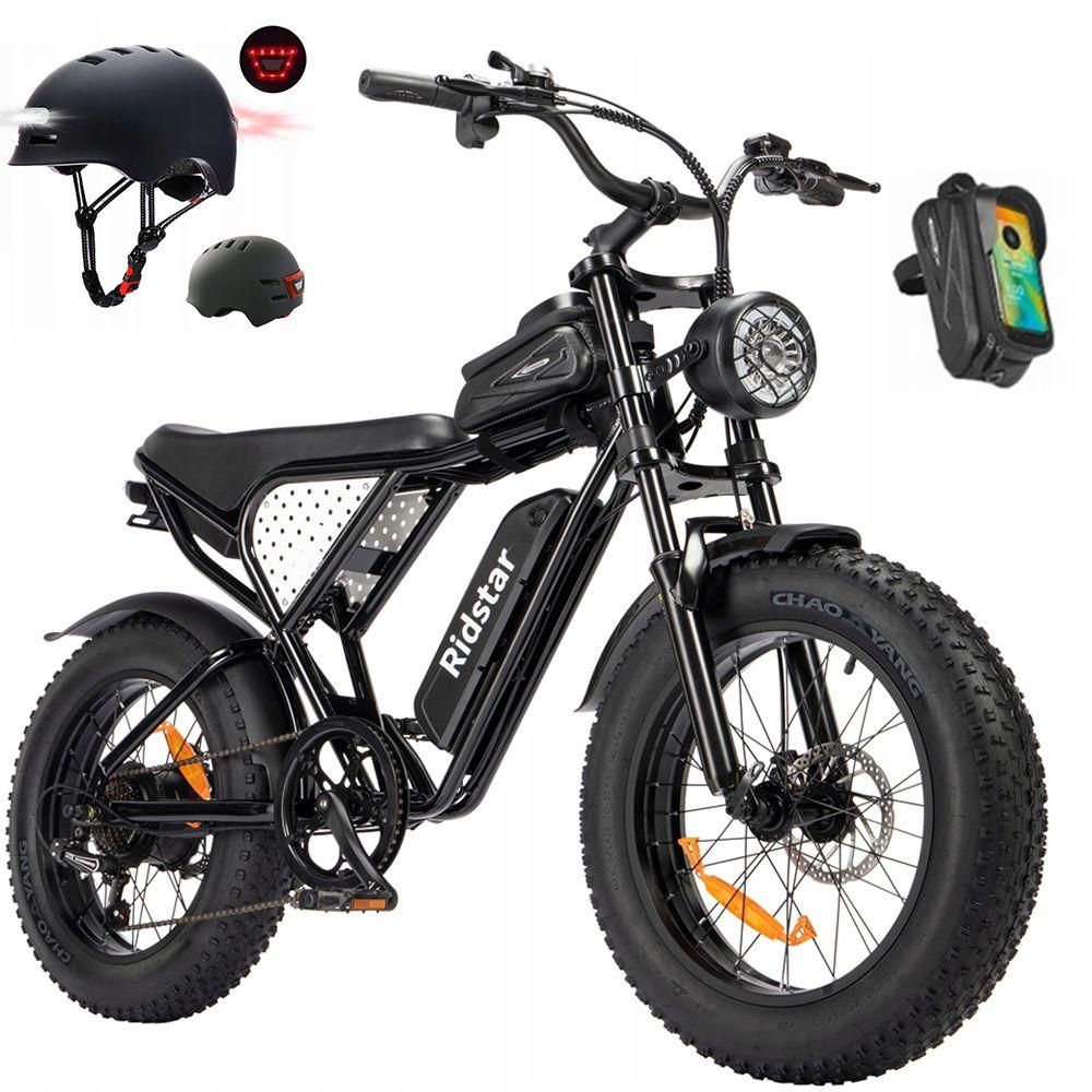 Vlo lectrique Ridstar Q20 - Moteur 500w Batterie 48v15ah Pneus 20' Freins...