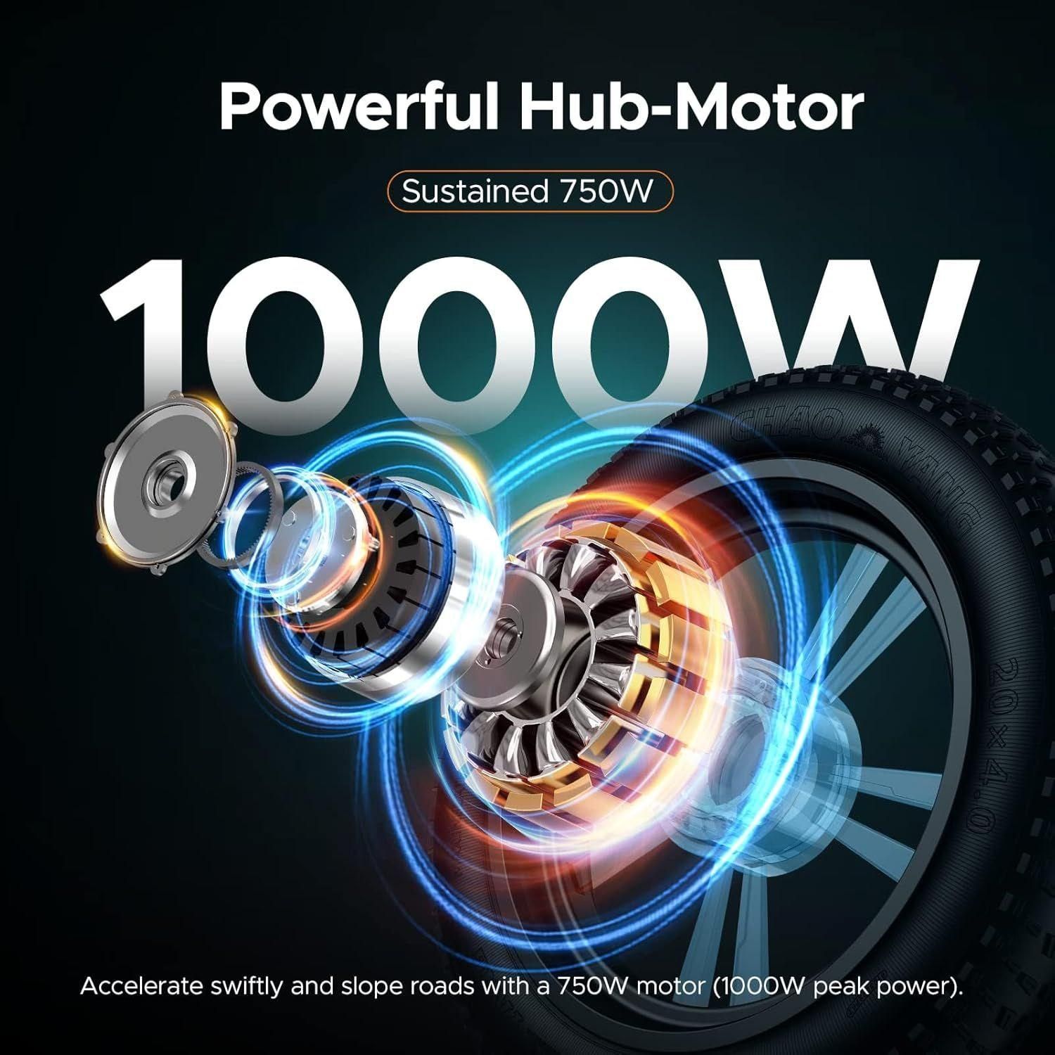 Velo Electrique Engwe M20 - Autonomie 75km - 45km/H - Moteur 750w - Tout Su... - 5