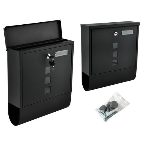 Boîte aux lettres - noire