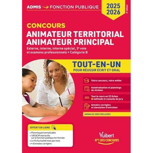 Concours Animateur Territorial Et Animateur Principal - Catégorie B - Tout-En-Un